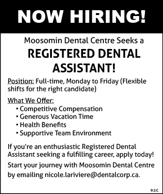 Moosomin Dental Center- Moosomin - Registered Dental Assistant 